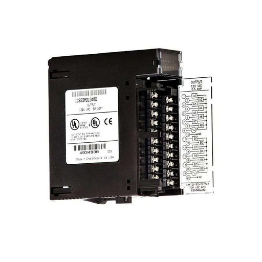IC693MDL340 — GE Fanuc Series 90-30 120VAC AC Output Module (16-Point, 0.5A)