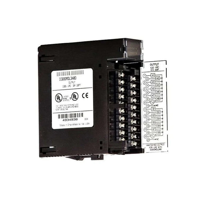 IC693MDL340 — GE Fanuc Series 90-30 120VAC AC Output Module (16-Point, 0.5A)
