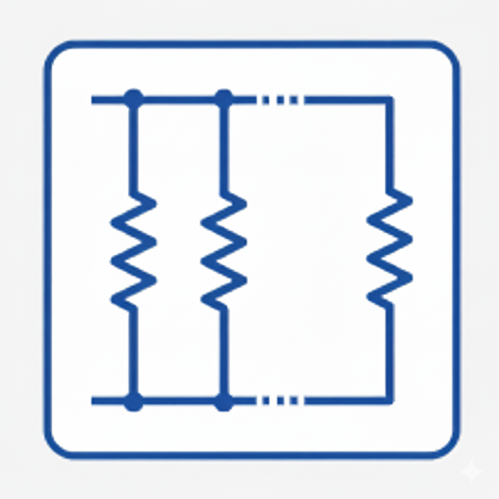 Parallel and Series resistor calculator icon