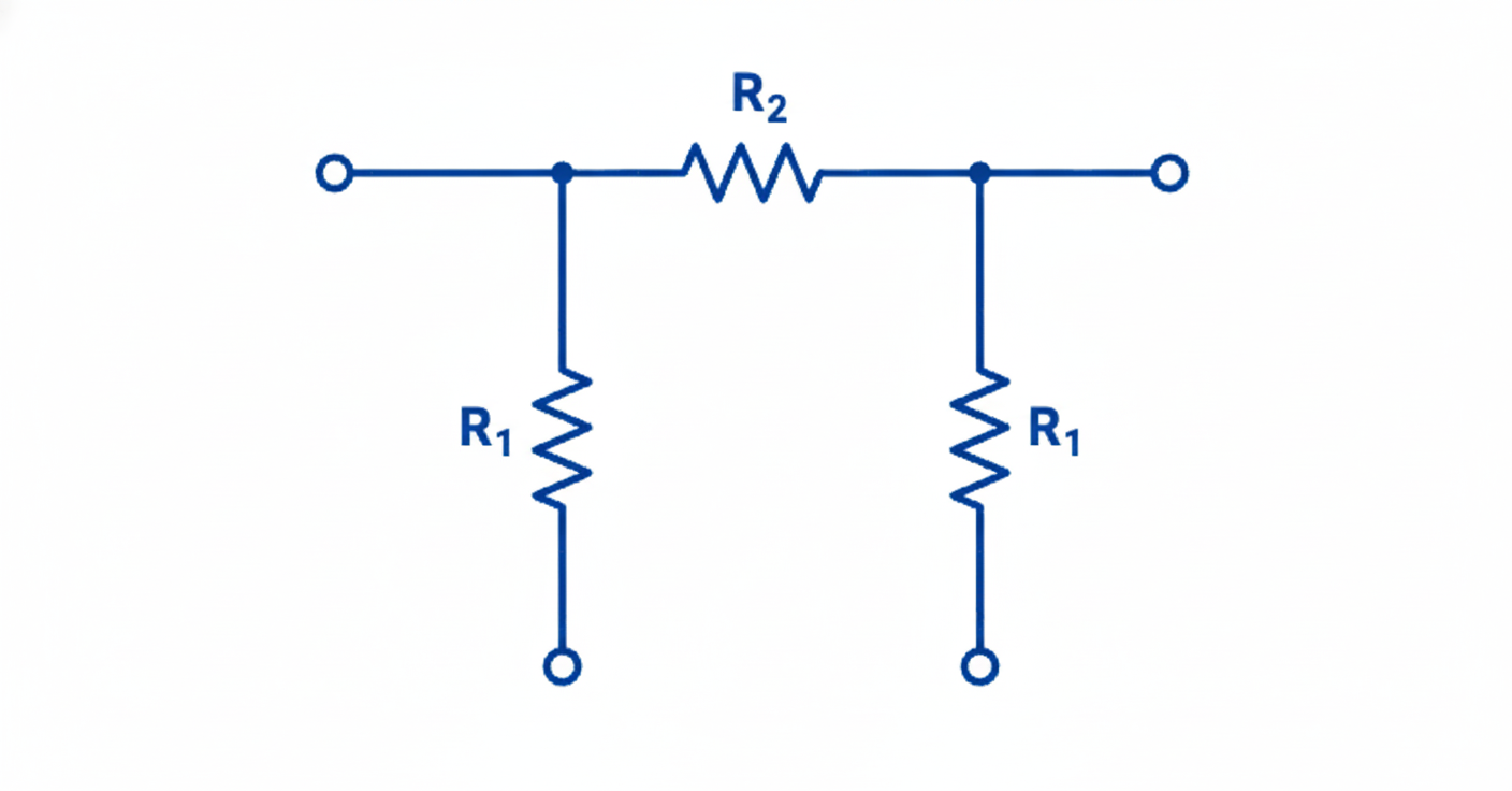 Pi attenuator diagram