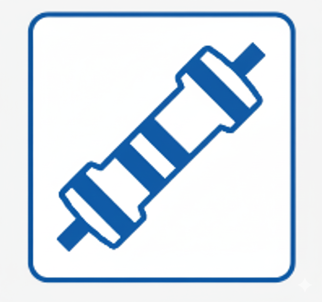Resistor color code icon