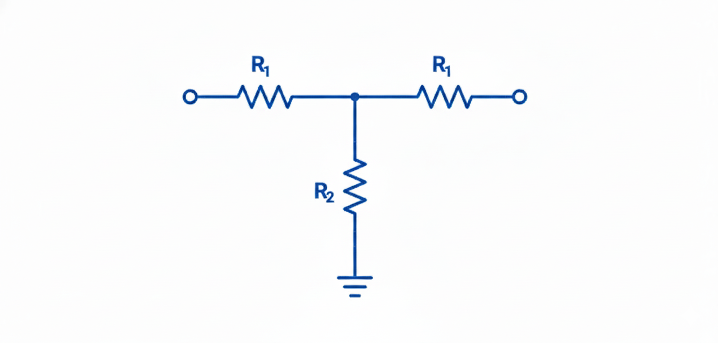 Tee attenuator diagram